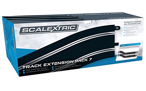 Scalextric 8556 - Erweiterungs Pack 7, 4 Plus 4R4 Kurve, Fahrzeug, Gerade
