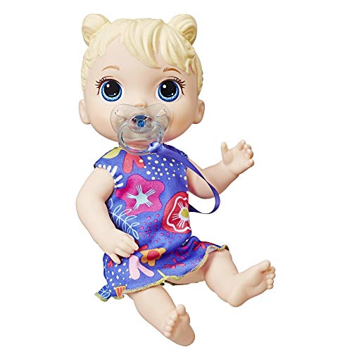 Baby Alive Süßes Schnullerbaby, blondhaarige Puppe für Kinder ab 3 Jahren