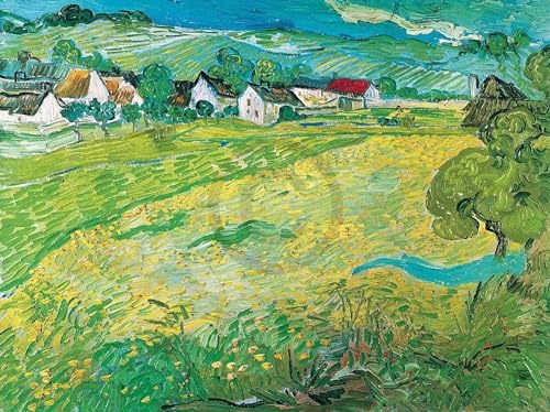 PGM Vincent Van Gogh - Sonnige Wiese bei Auvers, 1890 Kunstdruck 80x60cm