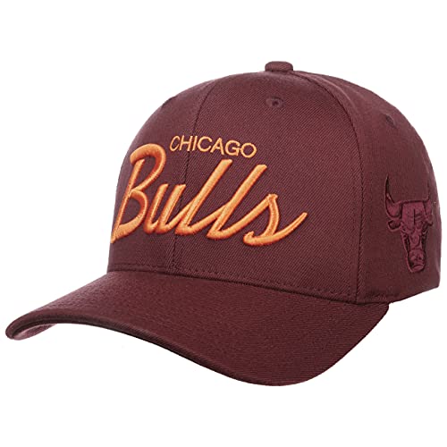 Mitchell & Ness Deep Redline Snapback Cap Chicago Bulls Burgundy