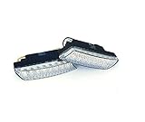 BLUETECH PLUS Ultra kleine universale LED Tagfahrleuchten/Tagfahrlichter mit 16 SMD LEDs R87 Modul E-Prüfzeichen & Dimmfunktion