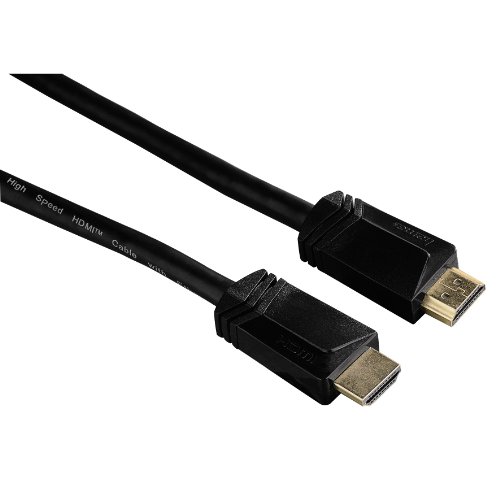 Hama HDMI-Kabel (hohe Übertragungsgeschwindigkeit, drehbare Stecker, vergoldet, 3 m)