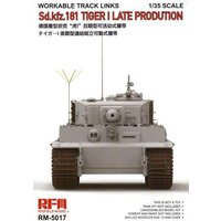 RYE FIELD 1:35 RM5017 Tiger I Spät produzierte funktionsfähige Kettenglieder - Kit-Zubehörteil