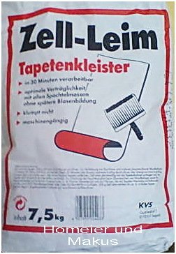 Pufas KVS Zell-Leim Tapeten Kleister, 7,5 Kg