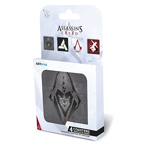 ABYstyle Abysse Corp_ABYCOS006 Assassin's Creed-Set 4 Untersetzer