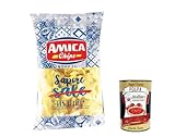 6x Amica Chips Patatine Sapori di Sale 175g, Kartoffelchips -50% des Salzes + Italian gourmet polpa 400g