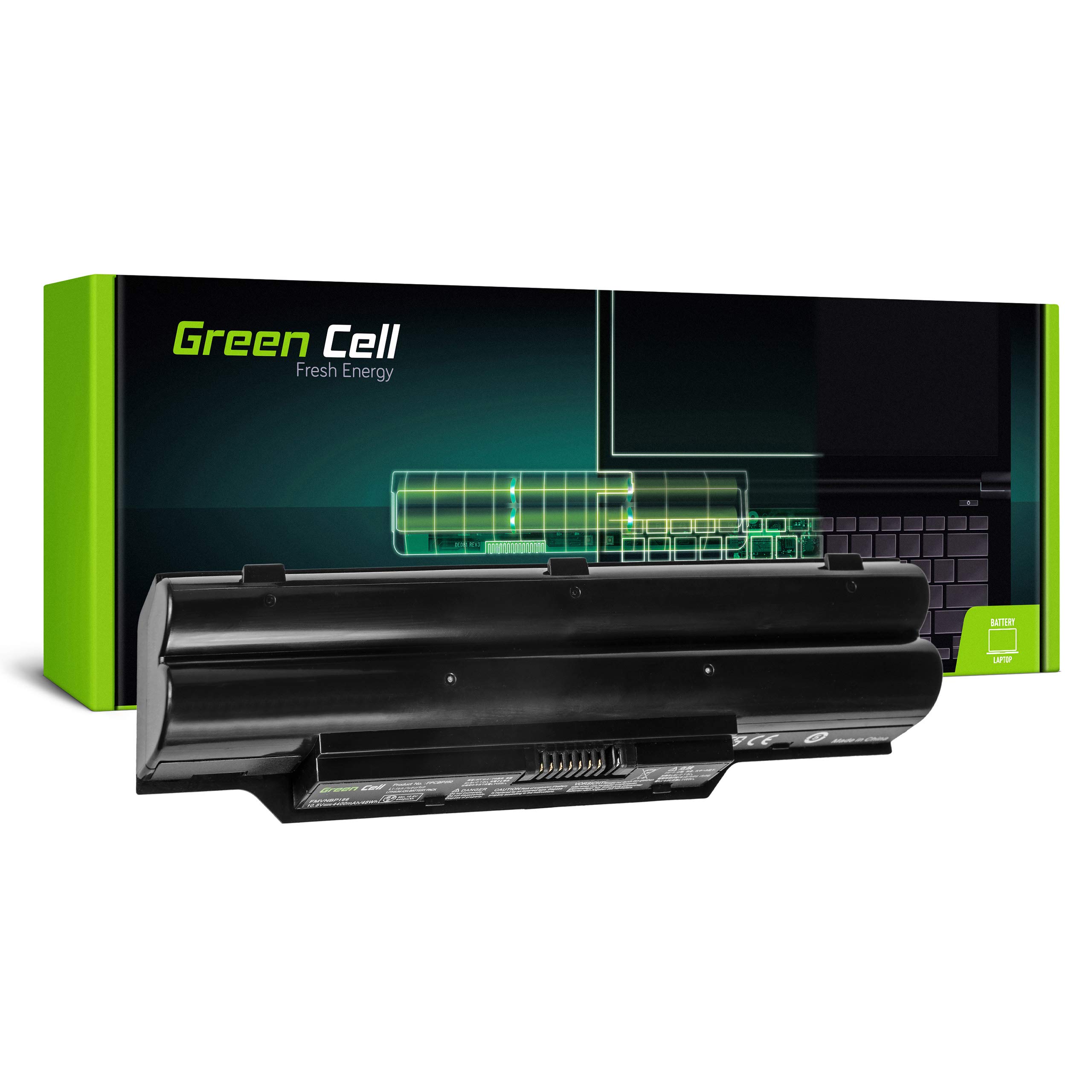 Green Cell FPCBP250 FPCBP250AP FPCBP277AP FMVNBP189 FMVNBP194 Laptop Akku für Fujitsu LifeBook A530 A531 AH530 AH531 A512 AH502 AHK530 LH520 LH530 PH50