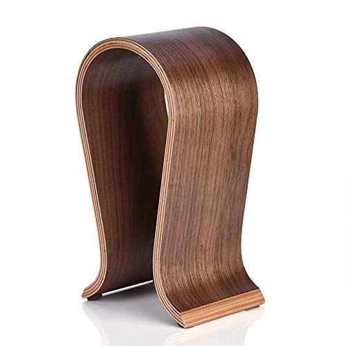 Rehomy Holz Kopfhörer Stehen U-Form Halter Kleiderbügel Holz Headset Schreibtisch Display Regal Rack