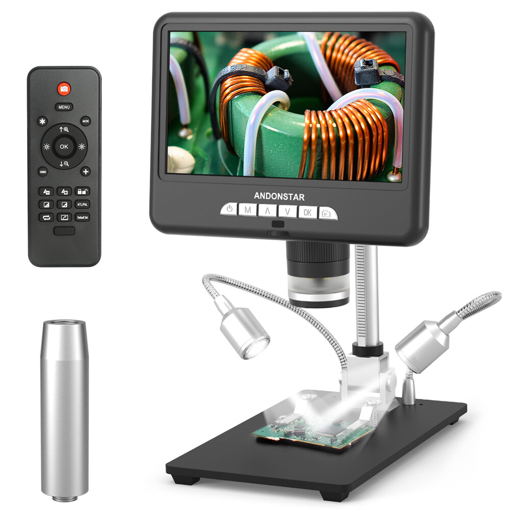 Andonstar AD207S HDMI-Digitalmikroskop mit langer Objektentfernung, Lötwerkzeug für die Reparatur von Telefonplatinen mi