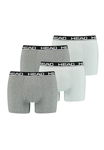 HEAD Herren Boxer Short Underwear (6er Pack) (XXL, Grey Combo)