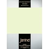 Janine Spannbettlaken Elastic-Jersey Baumwolle/Comfort Elastic 5002, Größe:100 x 200 cm, Farbe:Limone 06