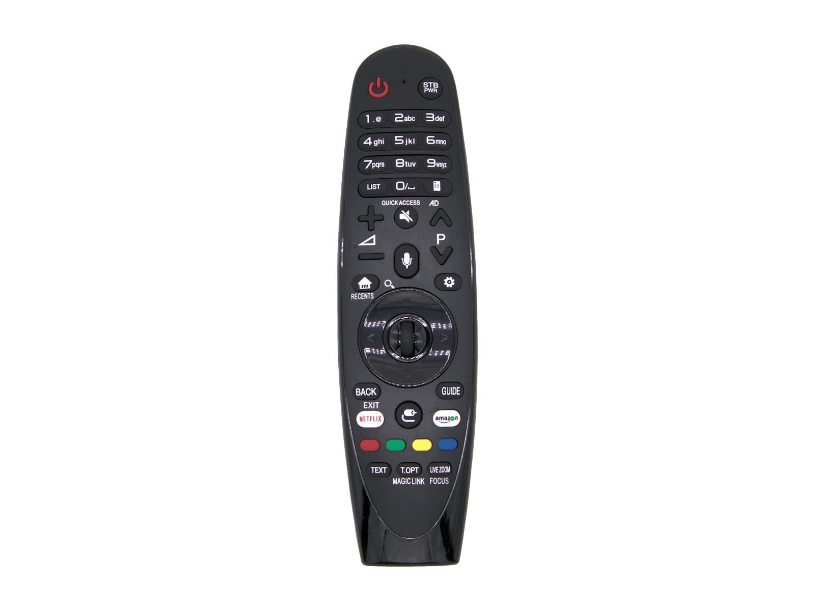azurano Fernbedienung Magic Remote AN-MR650A, AKB75075301 für 2017 LG Smart TV mit Sprachsteuerung, Mausfunktion, Direktasten für Netflix & Amazon Video