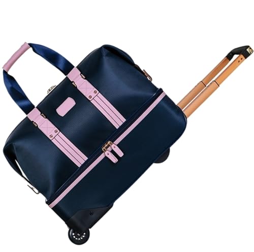 IRYZE Koffer Reisekoffer 20-Zoll-Reisekoffer, Doppellagige Kleidung, Reisetasche, Abriebfester Koffer Trolley Boardcase (Color : B, Size : 20inch)