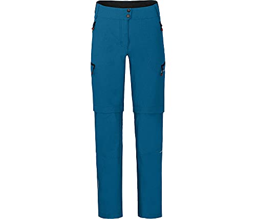 Bergson Vina Zipp-Off (mit gepolsterter Innenhose) | Damen Radhose, robust, elastisch, Blue Sapphire [307], 52 - Damen