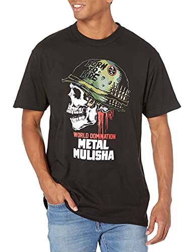 Metal Mulisha Herren Full Metal Tee Black T-Shirt, schwarz, Mittel