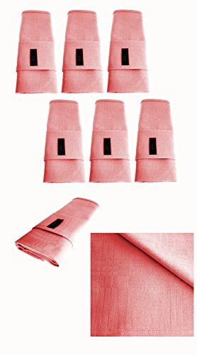 Gariella ► 6X Edel Stoff-Servietten/in Rosa/Pink/quadratisch / 45 cm x 45 cm/Tisch-Tücher/Mundtuch/Mundtücher Six Pack ◄