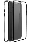 Hama Black Rock Schutzhülle 360° Glass (für Apple iPhone XR, Perfekter Schutz, schlankes Design, Kunststoff, Cover 360°) schwarz