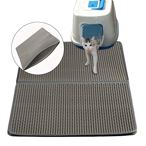 Flyinghedwig Katzenmatte für Katzen, Loch, doppelwandig, wasserdicht, weich, Nicht toxisch, leicht zu reinigen, für Hunde, Katzen