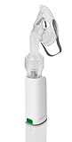 medisana IN 530 tragbarer Inhalator für Unterwegs, Kompressor Vernebler mit Mundstück und Maske für Erwachsene und Kinder, bei Erkältungen oder Asthma mit wiederaufladbarem Akku per Micro-USB