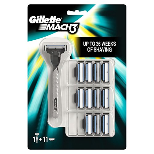 Gillette Mach3 Rasierklingen 11er + Rasierer Für Männer