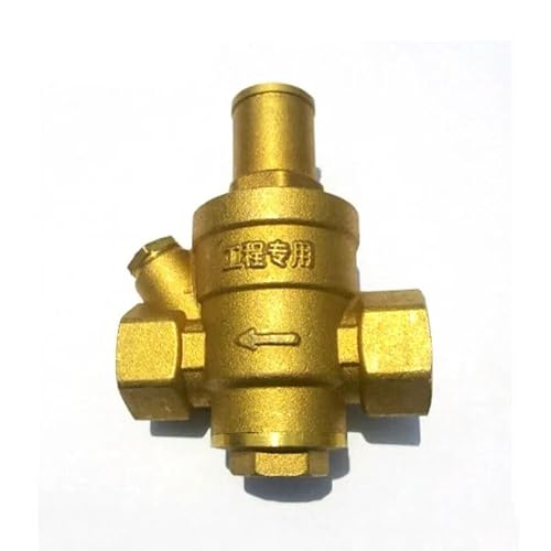 Druckregler Messing-Wasserdruckregler ohne Manometer DN15 DN20 DN25 DN32 Leitungswasser-Druckminderventil Druckhalteventil (Color : DN32)