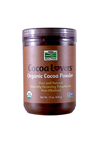 Now Foods Organic Cocoa Powder 12 oz - Pack of 2