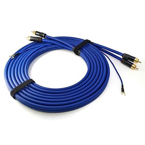 Phono- Cinchkabel 6m geschirmt Sommer Cable 2X 0,35mm² Audiokabel 1 x 0,35mm² extra Lange Masseleitung 6,1m vergoldete Stecker - SC81-K3-0600