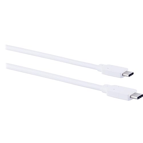 ATIVA™ USB 2.0 Typ-C-Kabel, 16,5 cm, Weiß, 32455