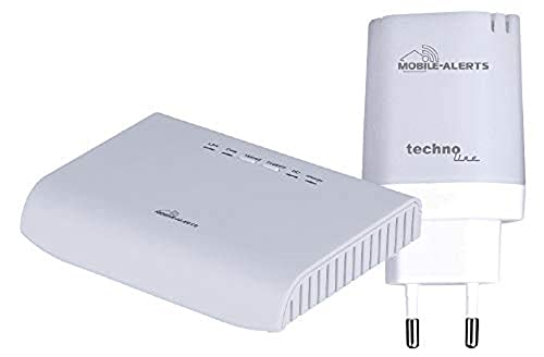 Technoline MA12024 Set bestehend aus dem Gateway 2.0 MA12022 und dem Power-Check-Sensor MA10870 (inklusive Temperaturmessung), weiß