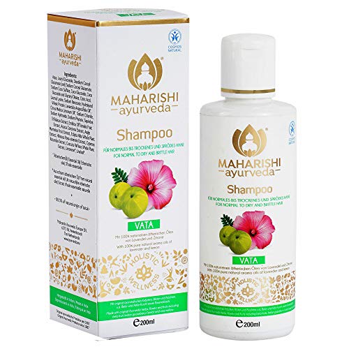 Maharishi Ayurveda Vata Shampoo Ayurveda Herbal Shampoo, 100% natürliche saubere 200 ml Lotion Pack von 1