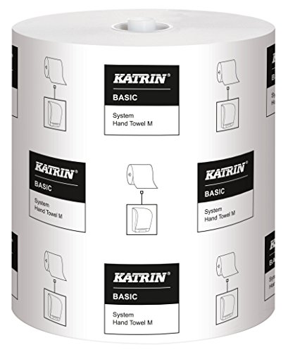 Katrin 460201 Basic System M Handtuchrolle, 1-lagig (6-er Pack)