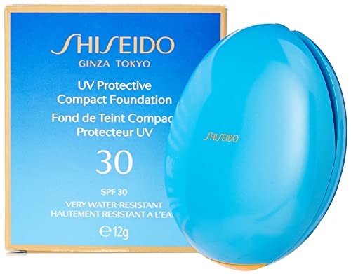 Shiseido Sun Protective Compact Foundation SPF 30 unisex, Sonnenmakeup 12 g, Farbe: dark ivory, 1er Pack