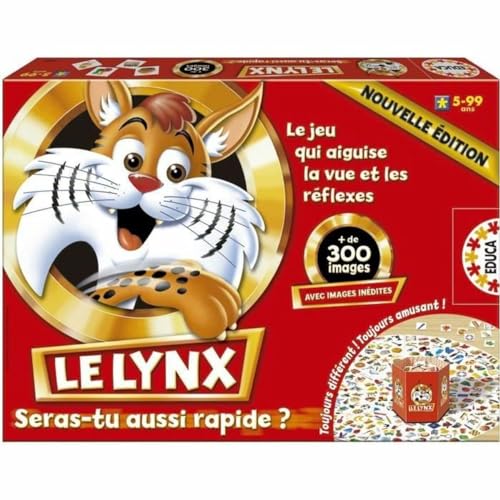 Educa - 15346 - Jeu de Société Éducatif - Le Lynx 300 Images - Edition 2012
