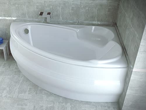 BADLAND Eckbadewanne Badewanne RECHTS LINKS 170x110 mit Acrylschürze, Füßen und Ablaufgarnitur GRATIS (170x110 RECHTS)
