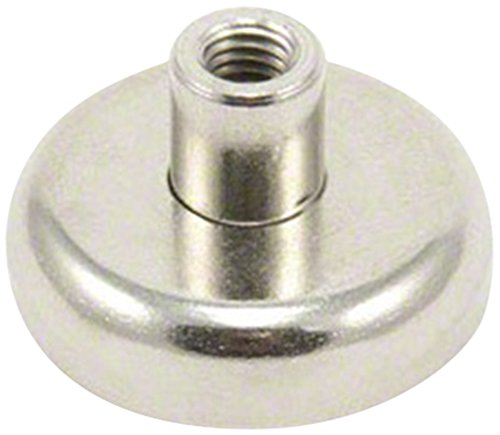 Magnet Expert® Ø 32 mm x 18 mm hoch x M6 Gewinde Y30BH Ferrite Pot Magnet - 5.8kg Pull (Nord) (Packung mit 10)