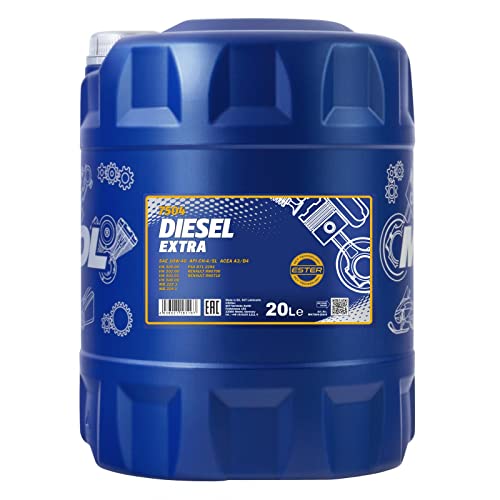 MANNOL Diesel Extra 10W-40 API CH-4/SL Motorenöl, 20 Liter