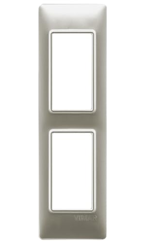 VIMAR SERIE Wandhalter – Platte 2 Panel Modul Tecnopolimero Nickel