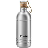 eLITe L'Eroica Trinkflasche, Silber, 10x10x25cm