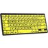 LogicKeyboard XL-Print Black on Yellow dt. (PC/BT) (LKB-LPBY-BTPC-DE)