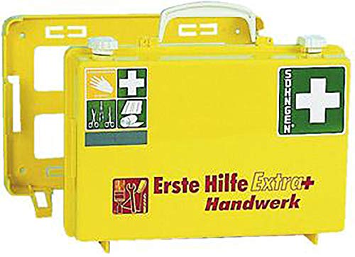 SÖHNGEN Erste-Hilfe-Koffer extra + HANDWERK SN-CD, gelb