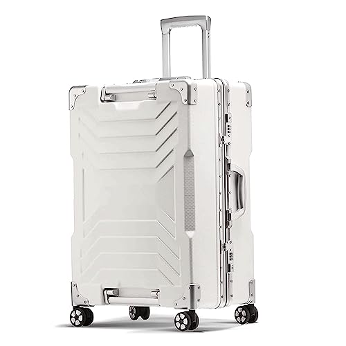 YXZYFPP Modische Koffer, Koffer mit Rollen, leichtes Gepäck, Kratzfest, großes Fassungsvermögen, Handgepäck für Reisen, leicht Reisen (B 24 inches)
