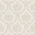 Bricoflor Shabby Chic Tapete Neobarock Vliestapete mit Ornament in Weiß und Grau Edle Nostalgie Tapete Ideal für Schlafzimmer und Esszimmer