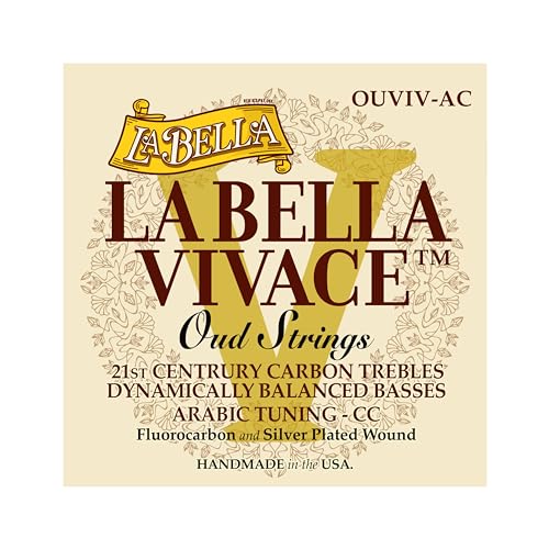 La Bella Strings »VIVACE OUD - OUVIV-AC - ARABIC TUNING« Saiten für Oud - Fluorocarbon/Silver-Plated Wound - 11-Saitiges Set