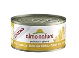 Almo Nature Huhn mit Kürbis 70g Katzenfutter, 24er Pack