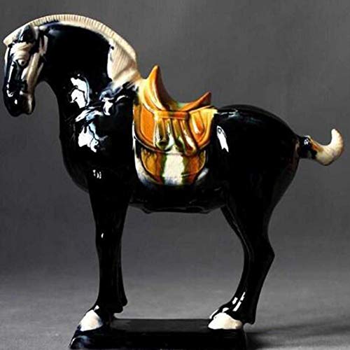 Tang Sancai Pferd Ornamente Chinesischen Retro Wohnzimmer Veranda Wein Kabinett Dekoration Keramik Chinesischen Stil Geschenk,3