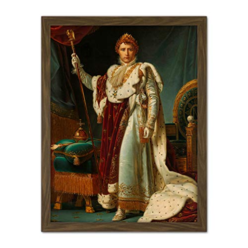 Gerard Portrait Emperor Napoleon I Bonaparte Artwork Framed Wall Art Print 18X24 Inch Porträt Wand
