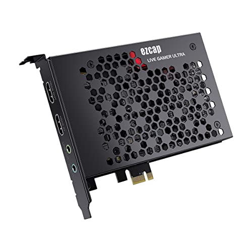 PMSUN PCIE Game Capture Card 4K30/1080p120HZ Videoaufnahme Live-Stream, HDR HDMI Eingang und Passthrough für PS4 PS5 Xbox Serie X/S, Xbox One, Wii U, Nintendo Switch und PC Spiele.