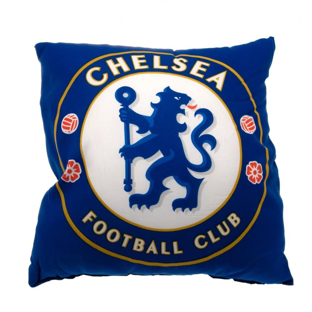 Chelsea FC Offizielles Produkt Kissen Club Crest gefüllt 40 x 40 cms