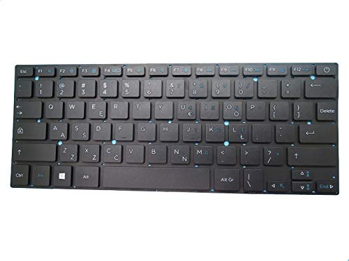 RTDpart Notebook Tastatur für DGM L-141QH PL Polish schwarz ohne Rahmen