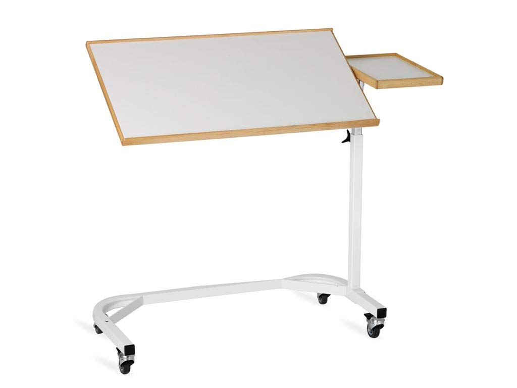 Nordic Betttisch NORDIC LARGE weiß mit Seitenablage Laptop Tisch